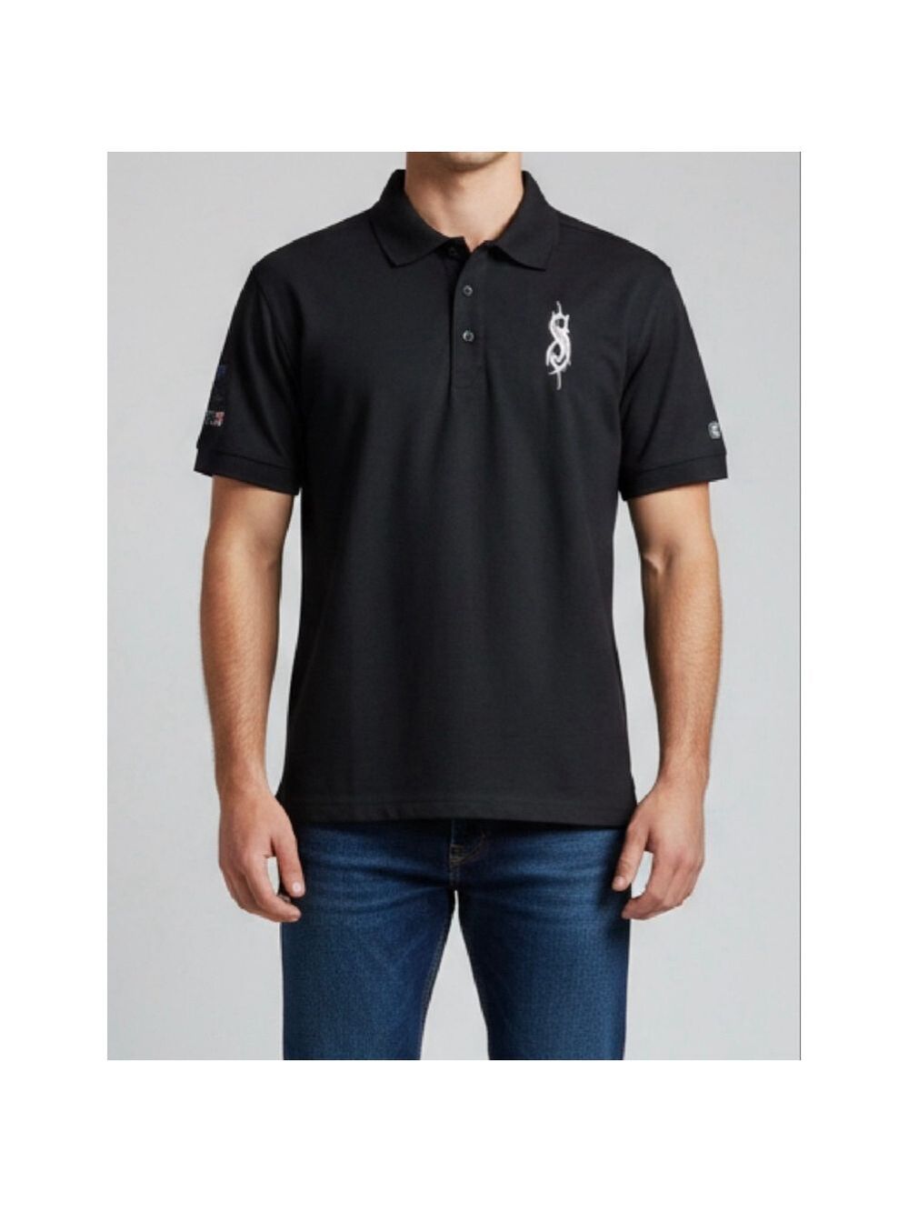OGIO + Slipknot 25th Anniversary Tour Earth Day Sound Black Polo Shirt S NWT
